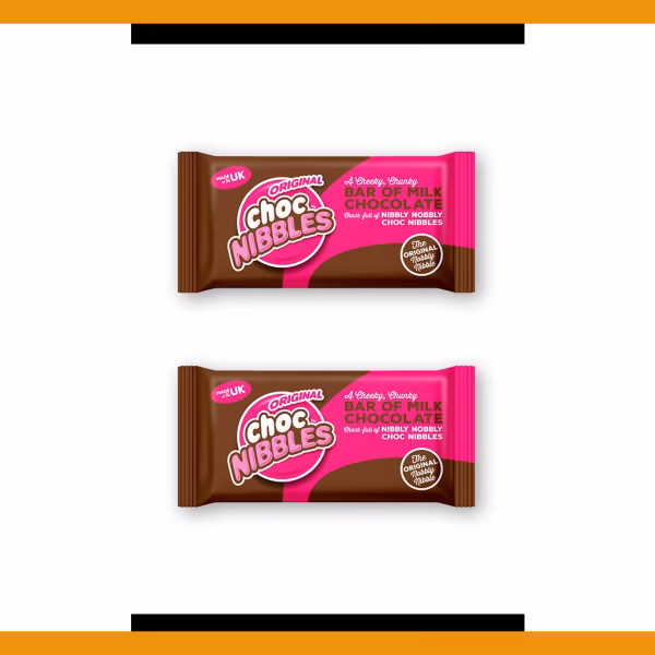 Original Choc Nibbles Bar 120g (2 Bars)