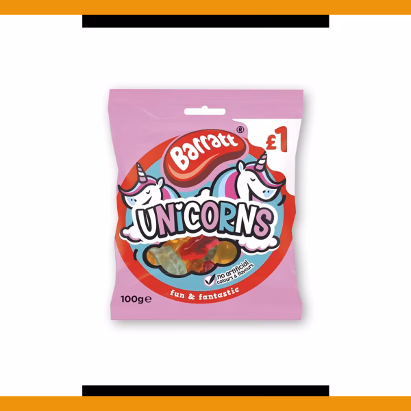 Barratt Unicorns 100g (2 Bags)