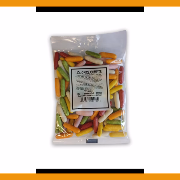Liquorice Comfits 200g