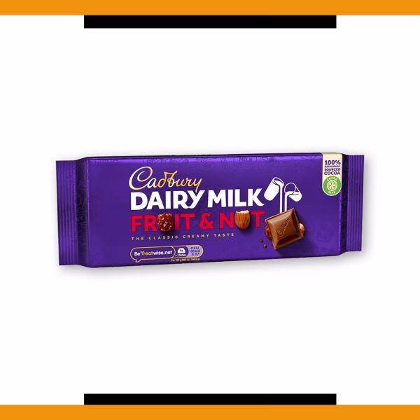 Dairy Milk Fruit & Nut 180g