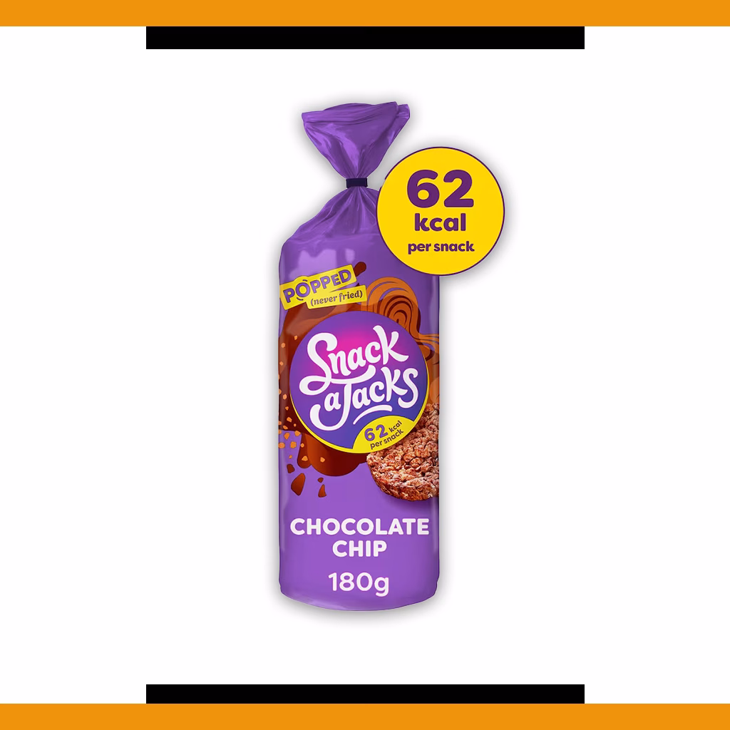 Snackajacks Chocolate Chip 180g