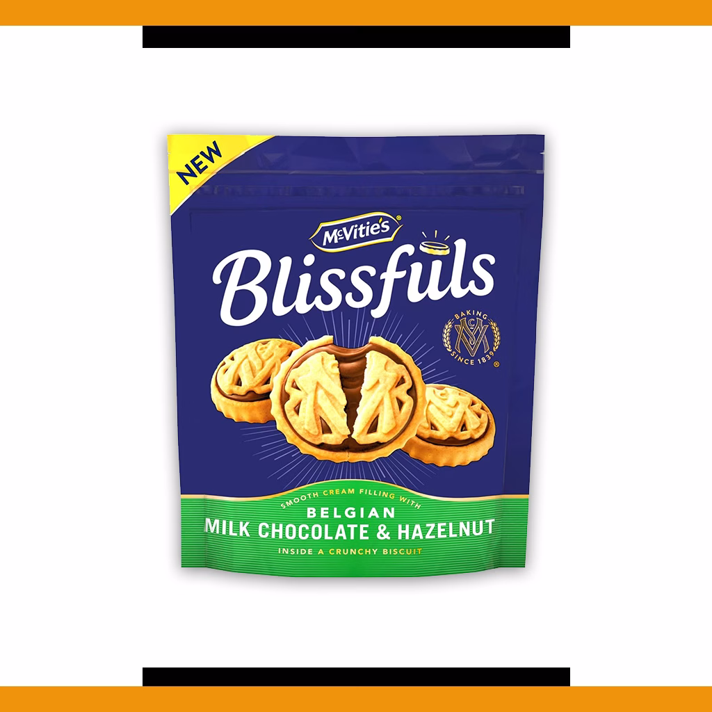 McVities Blissfuls Milk Chocolate & Hazelnut 172g