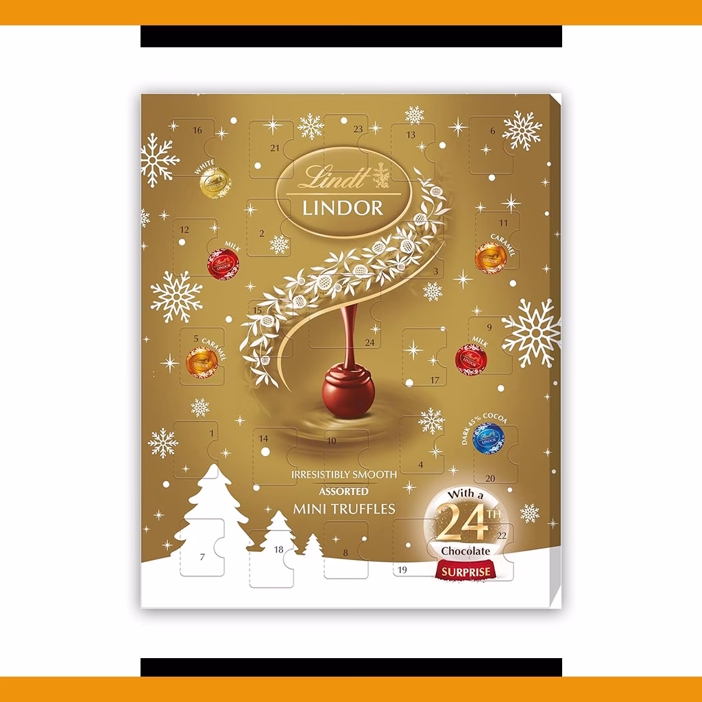 Lindt Lindor Assorted Truffles Advent Calendar 117g