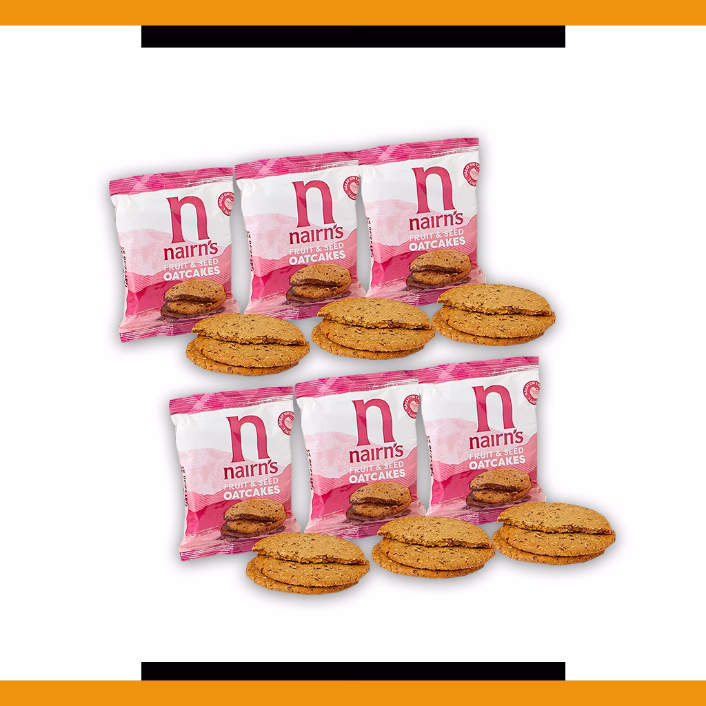 Nairn's Fruit & Seed Oatcakes 37.5g (6 Packs)