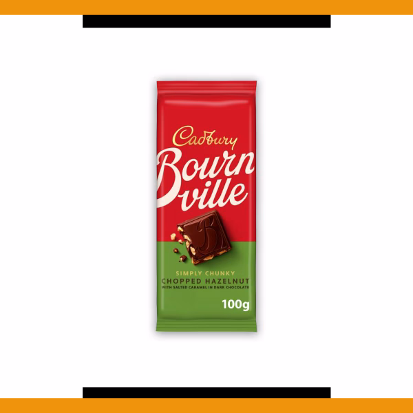 Cadbury Bournville Chopped Hazelnut 100g