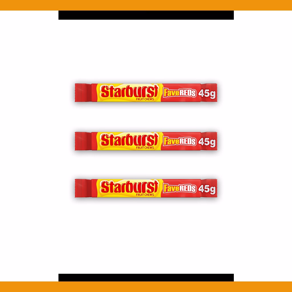 Starburst Fave Reds 45g (3 Packs)