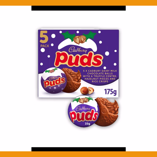 Cadbury Puds 5 Pack 5x35g