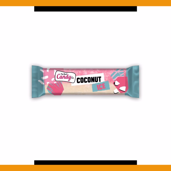 The Real Candy Co. Coconut Ice Bar 130g
