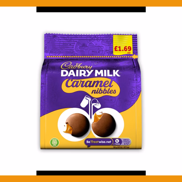 Cadbury Caramel Nibbles 85g