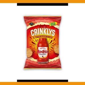 Jacob's Crinklys Frank's Red Hot 150g