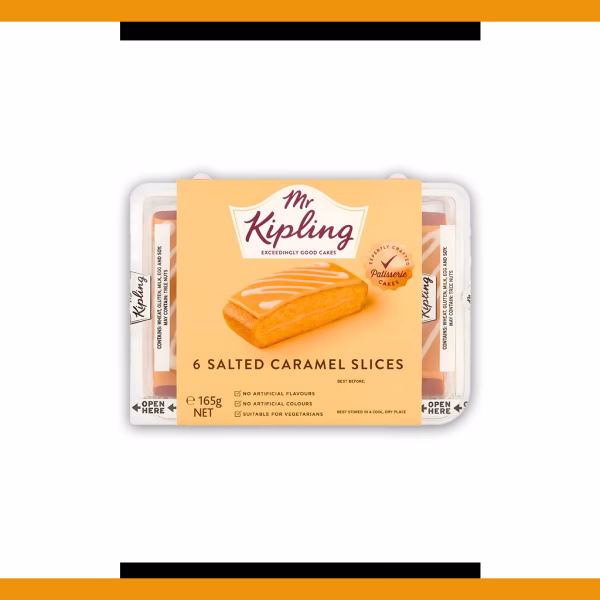 Mr Kipling Salted Caramel Slices 6pk