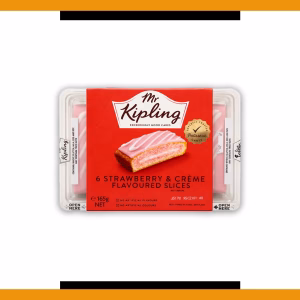 Mr Kipling Strawberry and Cream Slices 6pk