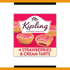 Mr Kipling Strawberry and Cream Tarts 4pk