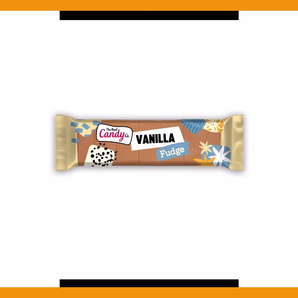 The Real Candy Co. Vanilla Fudge Bar 130g