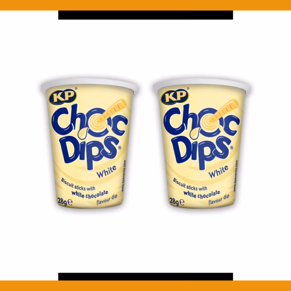 White Choc Dips 28g (2 Tubs)
