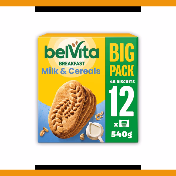 Belvita Breakfast Milk and Cereals - Big Pack 540g