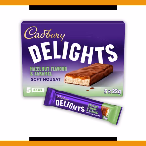 Cadbury Delights - Hazelnut and Caramel 5x22g