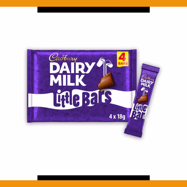 Cadbury Dairy Milk - Little Bars 4 Pack 4x18g