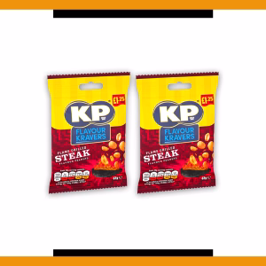 KP Flame Grilled Steak Peanuts 65g (2 Packs)