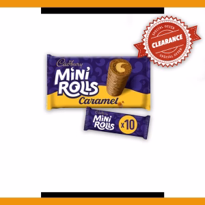 Cadbury Caramel Mini Rolls - 10 Pack - Clearance Special