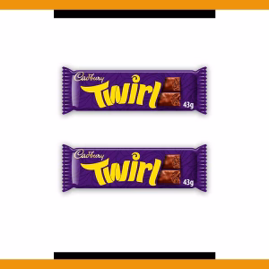 Cadbury Twirl 43g (2 Packs)