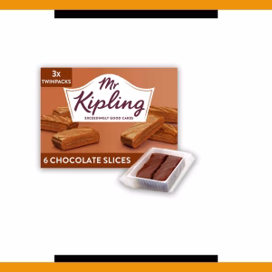 Mr Kipling Chocolate Slices 6pk