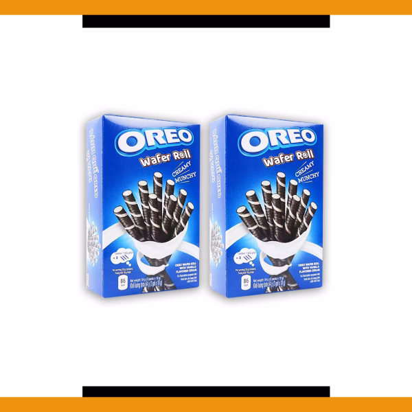 Oreo Wafer Rolls 54g (2 Boxes)