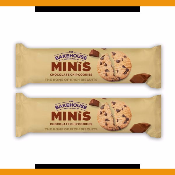 Bakehouse Minis Choc Chip Cookies 200g (2 Packs)