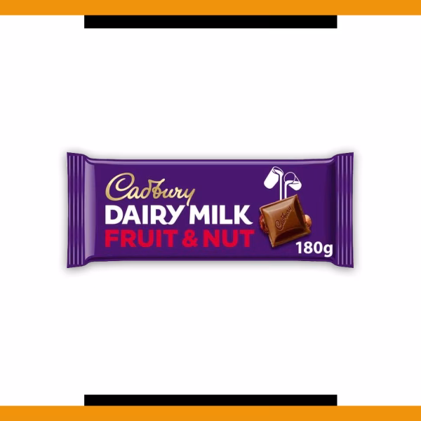 Cadbury Dairy Milk Fruit and Nut 180g