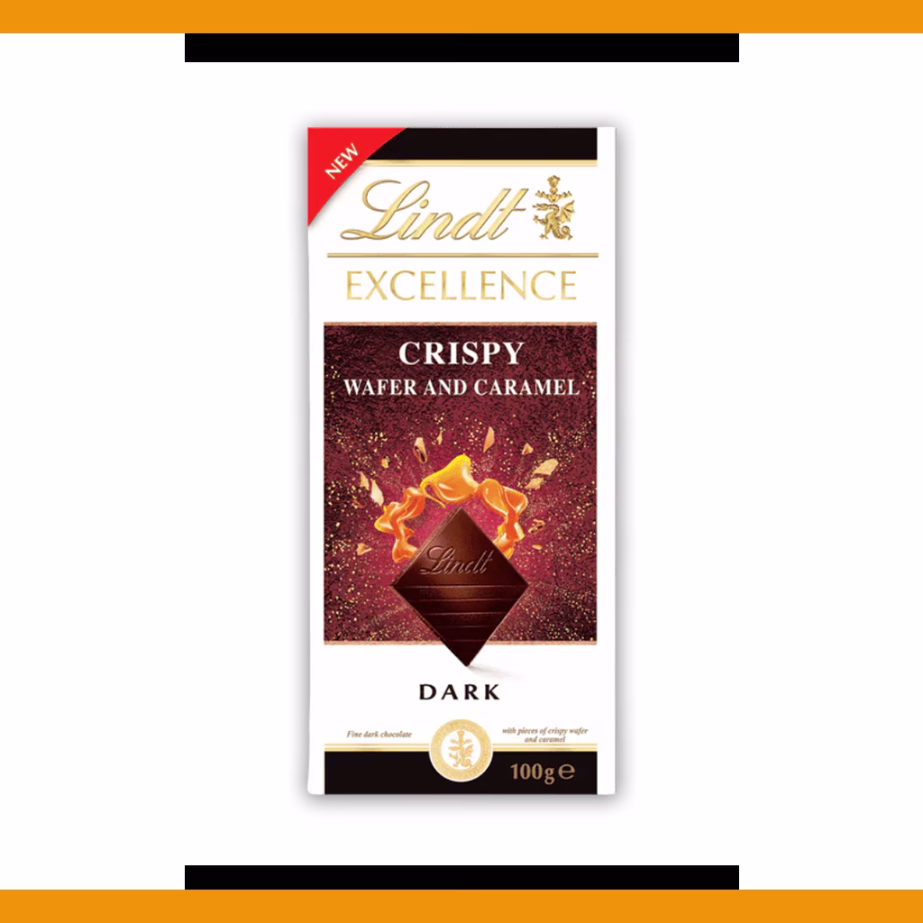 Lindt Excellence - Crispy Wafer and Caramel 100g