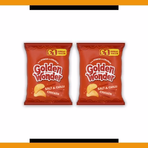 Golden Wonder Salt & Chilli Chicken 57g (2 Packs)