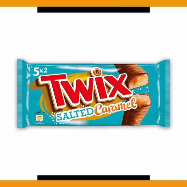 Salted Caramel Twix 5 Pack 230g