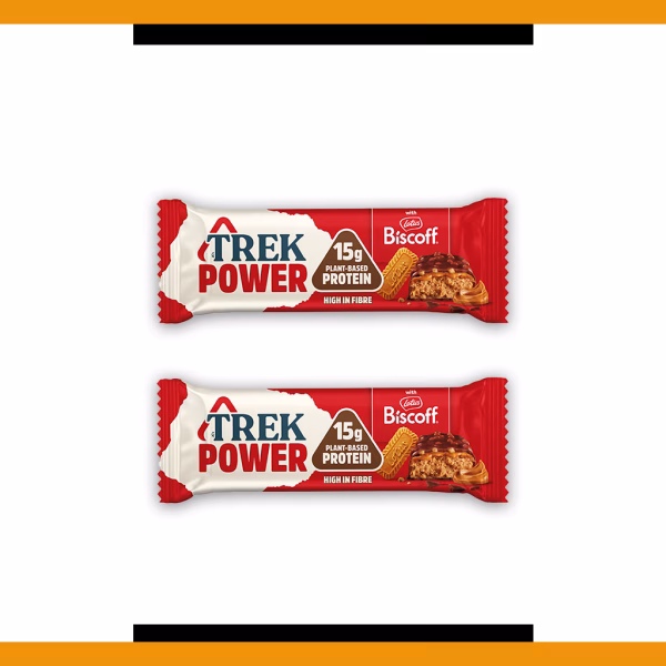 Trek Power - Biscoff 44g (2 Bars)