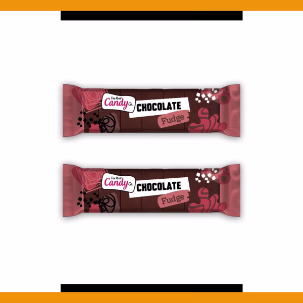 The Real Candy Co. Chocolate Fudge 130g (2 Bars)
