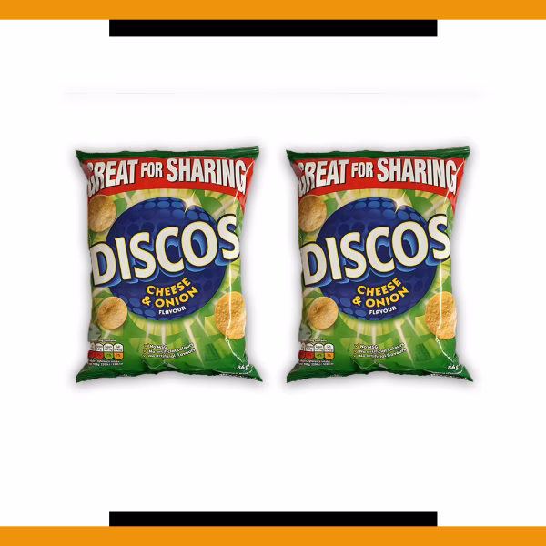 Discos - Sharing Bag Cheese + Onion 86g (2 Packs)