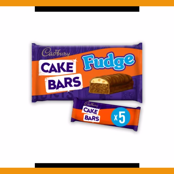 Cadbury Fudge Cake Bar 5pk