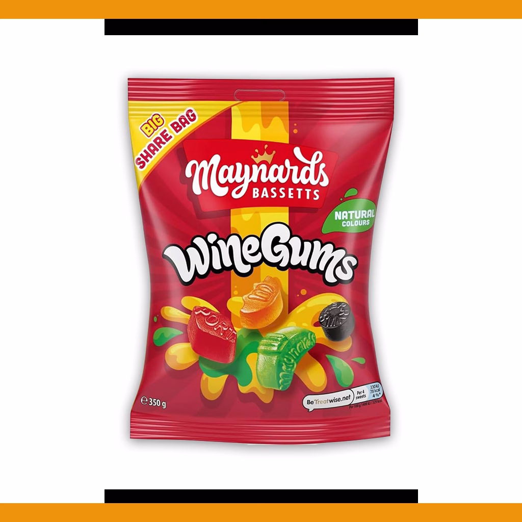 Maynards Bassetts Wine Gums - Big Share Bag 350g