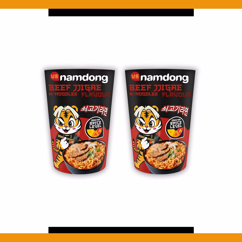 Namdong Beef Jjigae Noodles 83g (2 Packs)