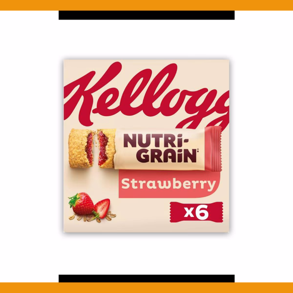 Kellogg's Nutri Grain - Strawberry 6x37g