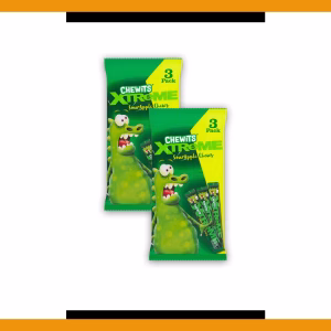 Chewits Xtreme Sour Apple - 3pack 102g (2 Packs)