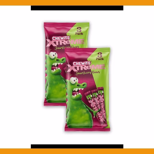 Chewits Xtreme Sour Cherry - 3pack 102g (2 Packs)