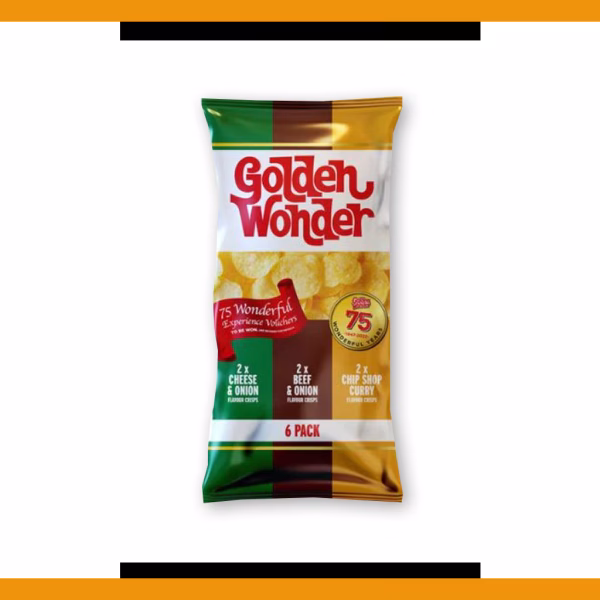 Golden Wonder 6 pack Variety 6x25g