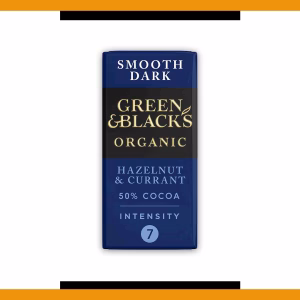 Green & Blacks Hazelnut & Currant 90g