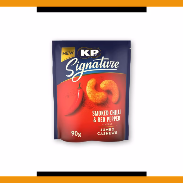 KP Signature Jumbo Cashews - Smoked Chilli + Red Pepper 90g
