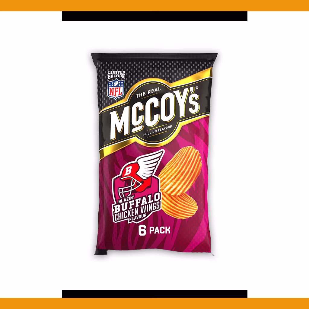 McCoy's Blazin' Buffalo Chicken Wings - 6 pack 6x25g