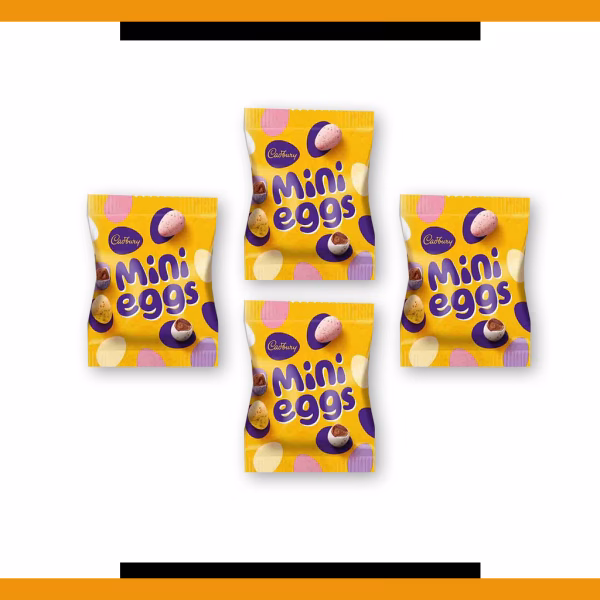 Cadbury Treatsize Mini Eggs 31.9g (4 Packs)