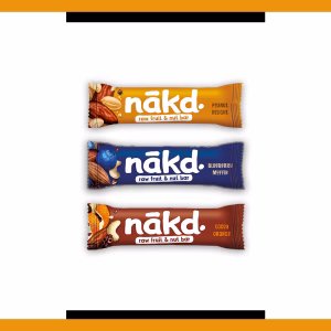 Nakd Raw Fruit & Nut Bar Variety 35g (3 Bars)