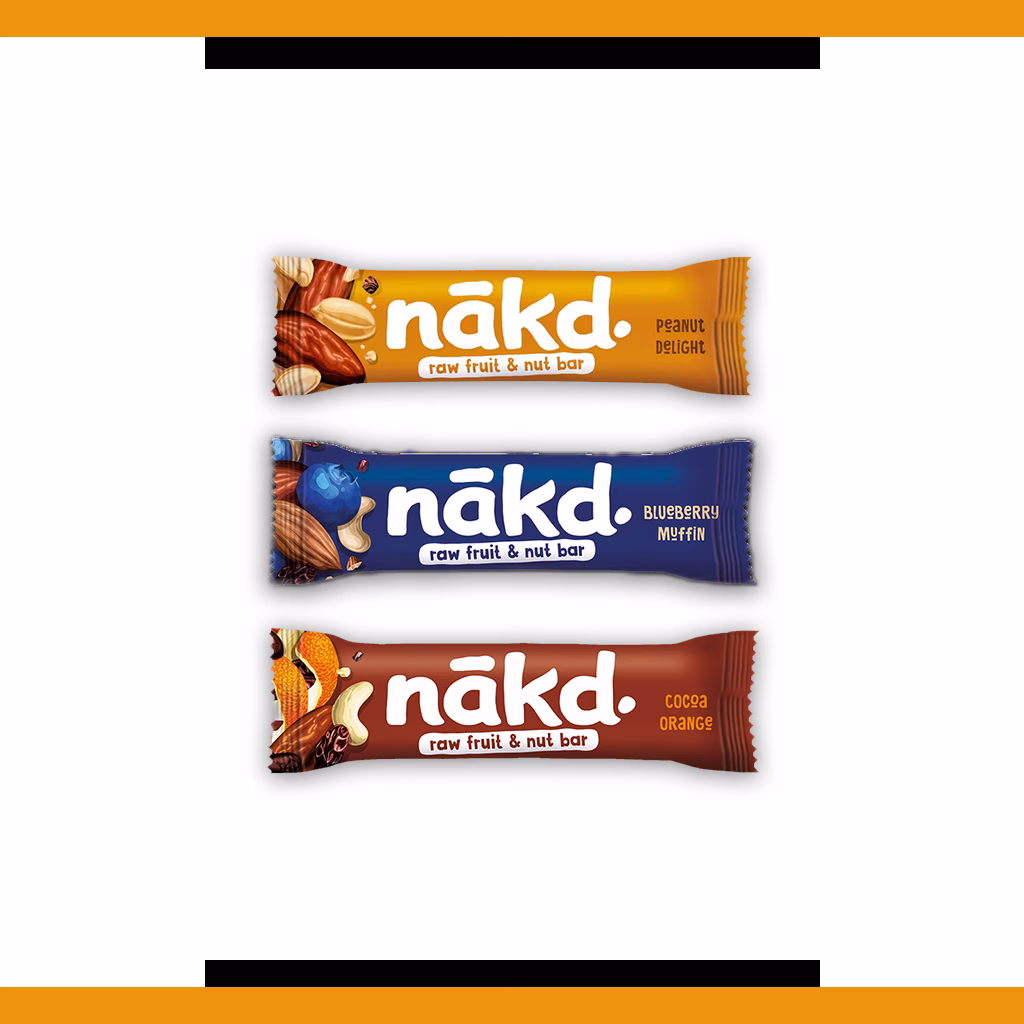 Nakd Raw Fruit & Nut Bar Variety 35g (3 Bars)