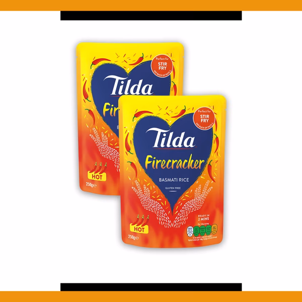 Tilda Firecracker Basmati Rice 250g (2 Packs)