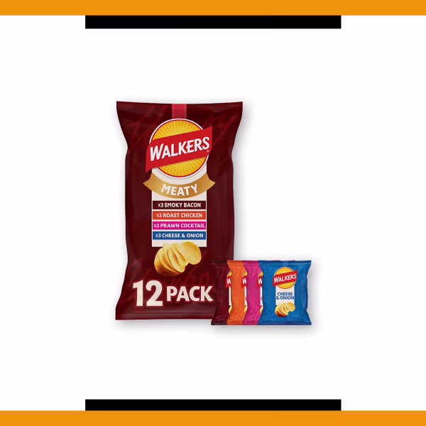 Walkers Meaty - 12 pack 12x25g